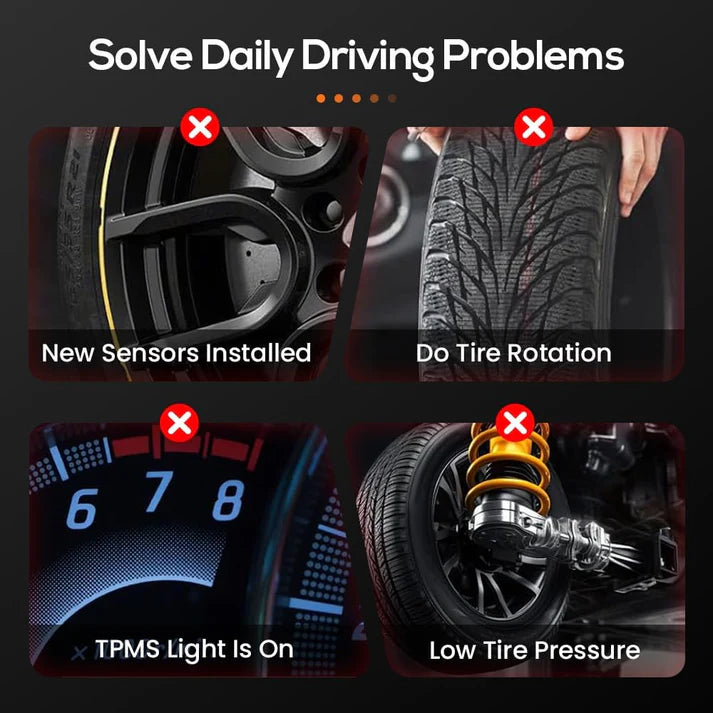 TPMS Sensor Set for GM – Gen 2 External Sensors