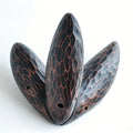 Triple Chamber Flute "Forest Meditation" – Ceramic Musical Instrument
