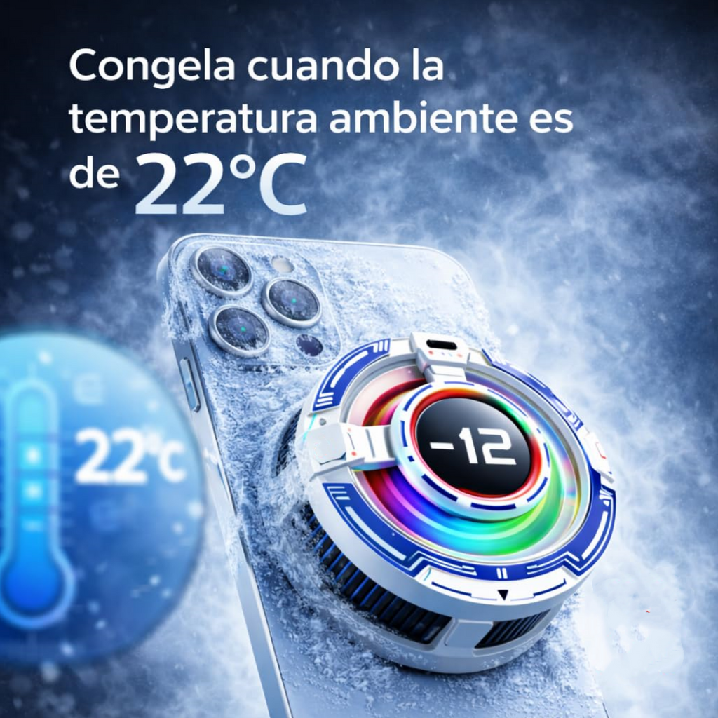 Magnetic Phone Cooler : Gaming Cooling Fan for Phones