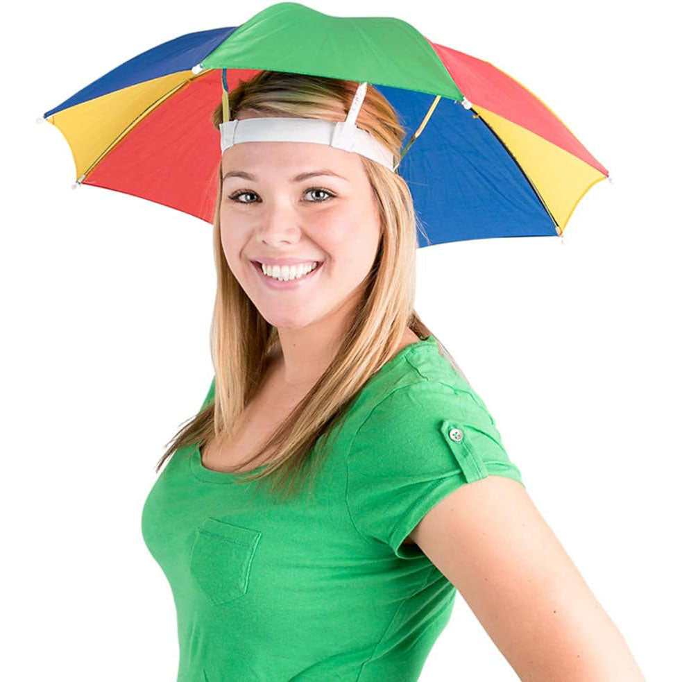 Umbrella Hat | Hands-Free| Adjustable Size for All Ages