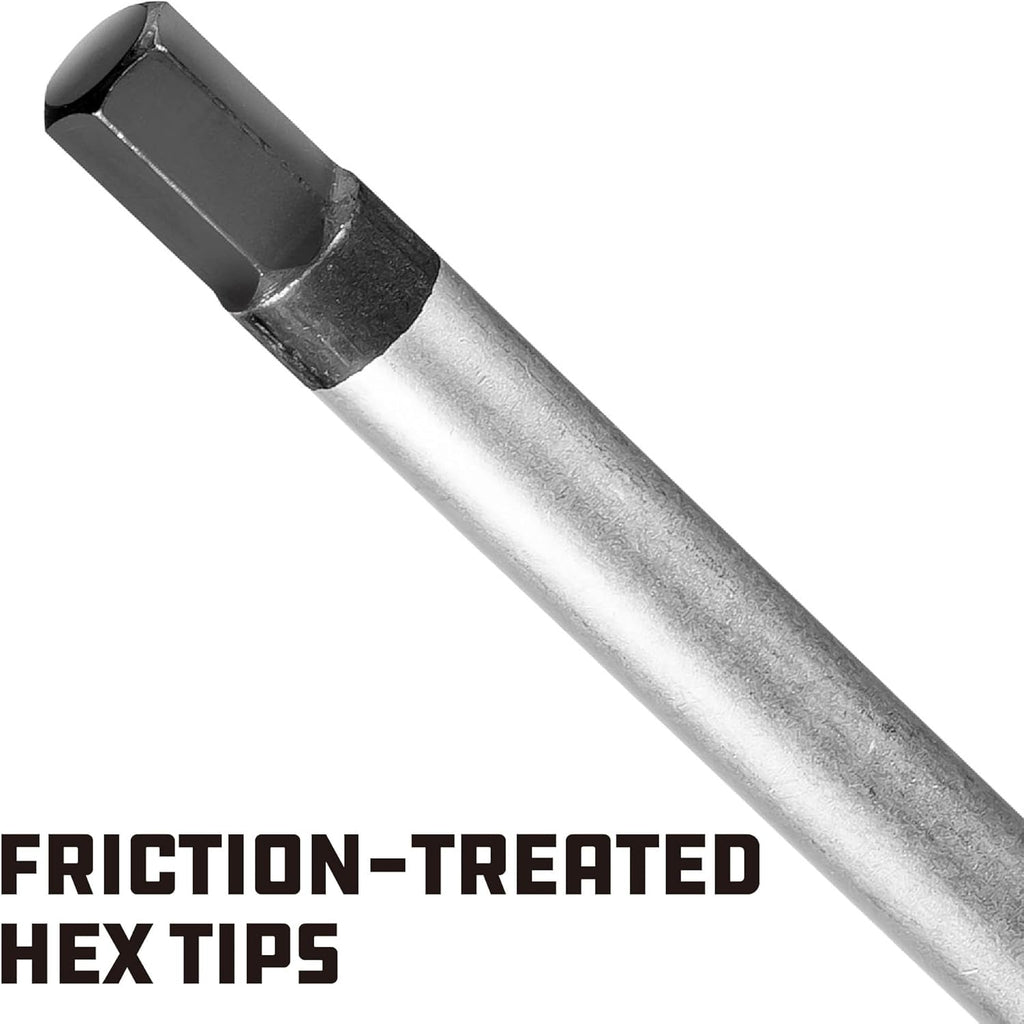 Sliding T-Handle Hex Tool Set – 6 Sizes with Roll-Up Pouch