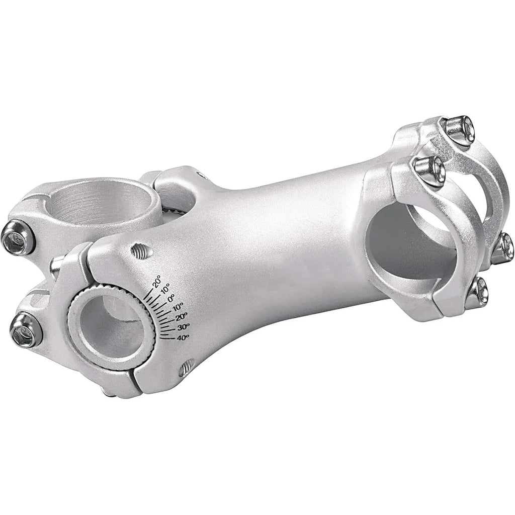 Silver Aluminum Alloy Handlebar Stem – 28.6mm | 100mm Forward Reach