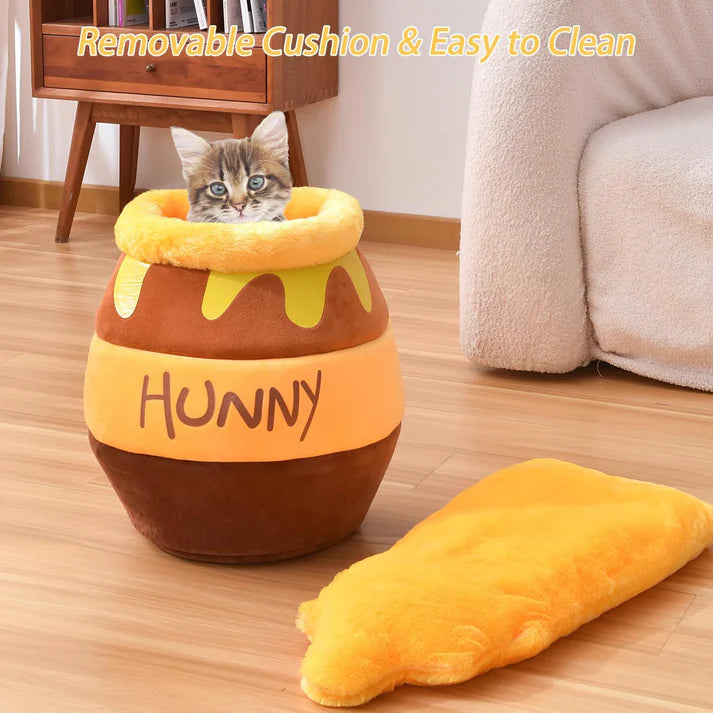 Honey Jar Cat Cave Bed