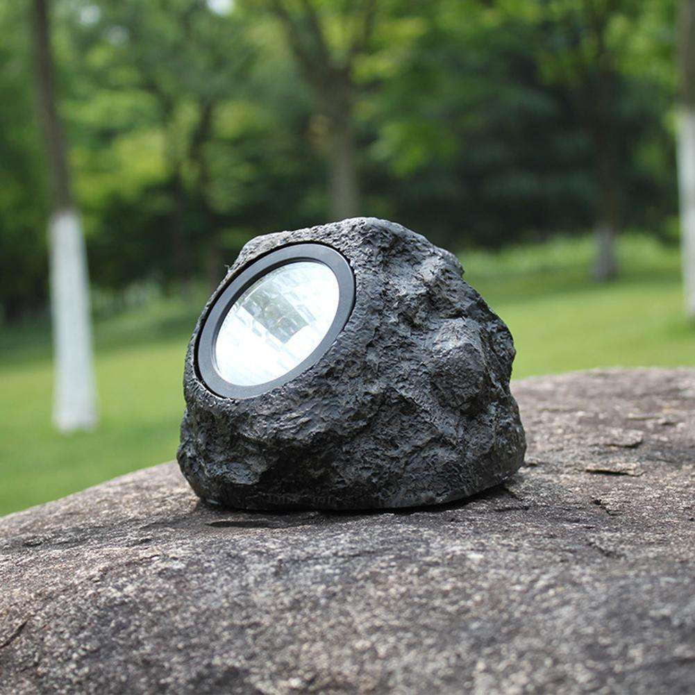 Waterproof Solar Rock Spotlight for Outdoor Garden