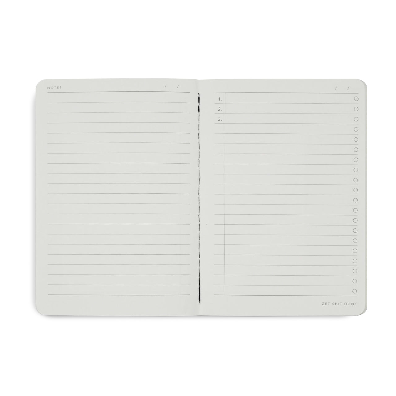 Get Shit Done Minimal Notebook A5