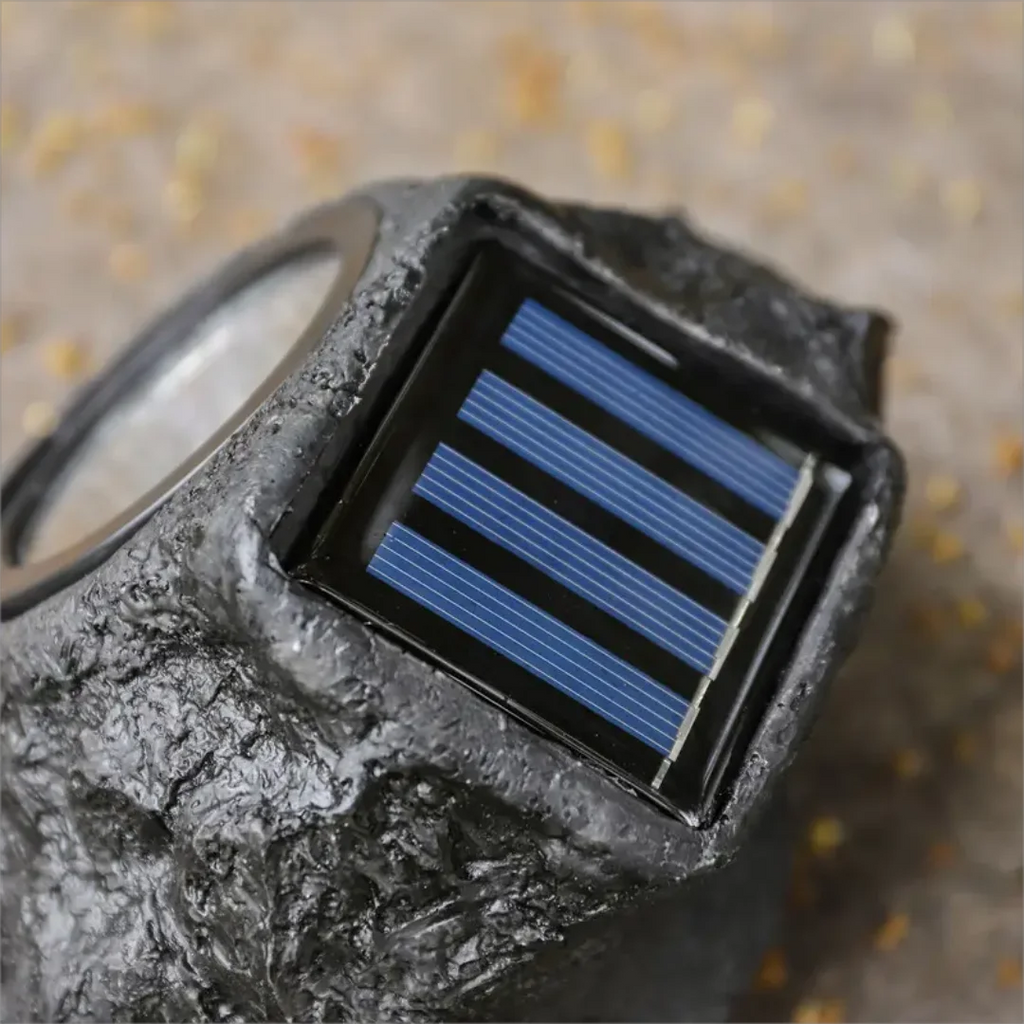 Waterproof Solar Rock Spotlight for Outdoor Garden