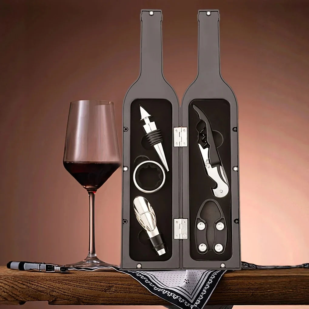 Wine Tool Set in Bottle Storage Case