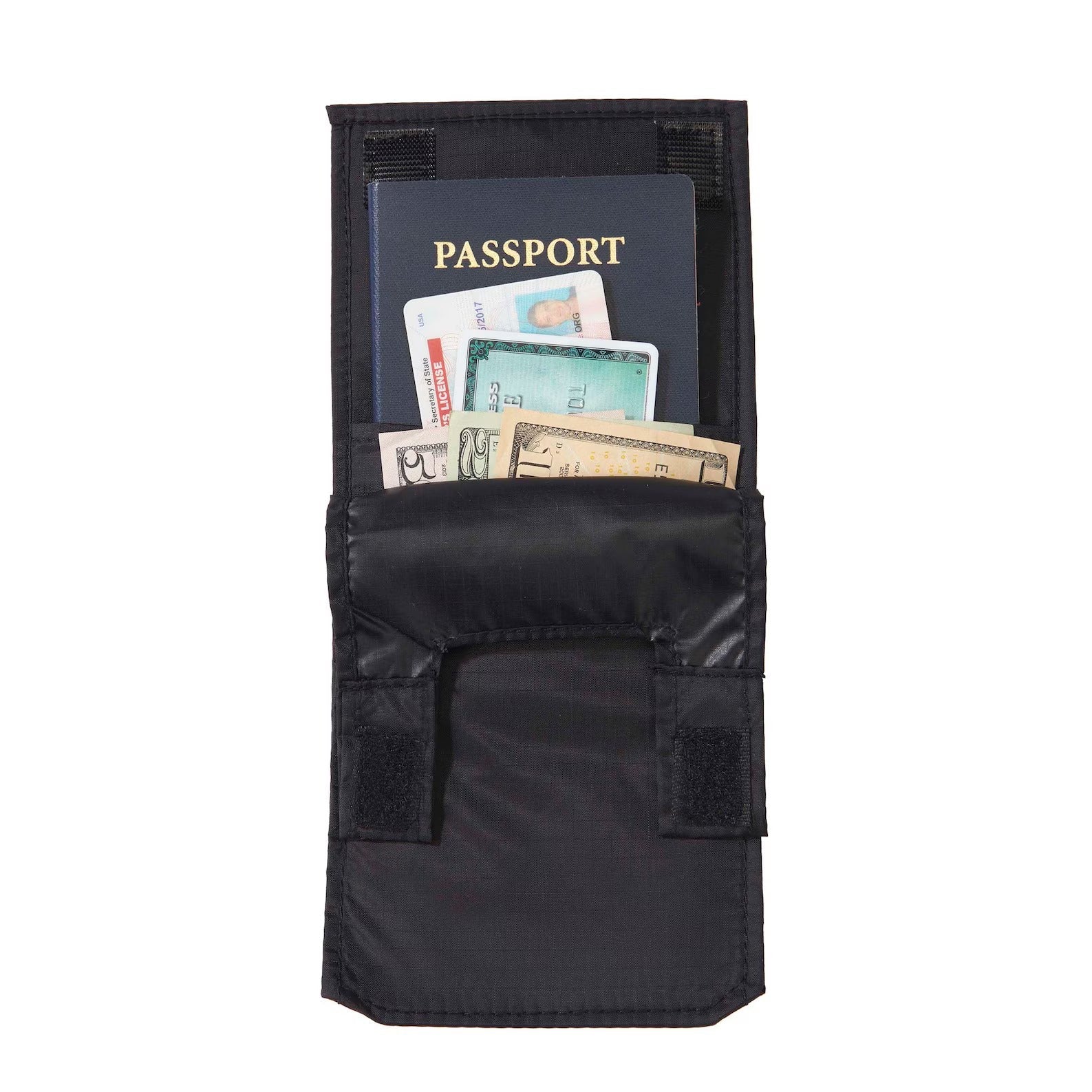 Hybrid Travel Wallet – Hidden Money Belt and Anti-Theft Passport Holder