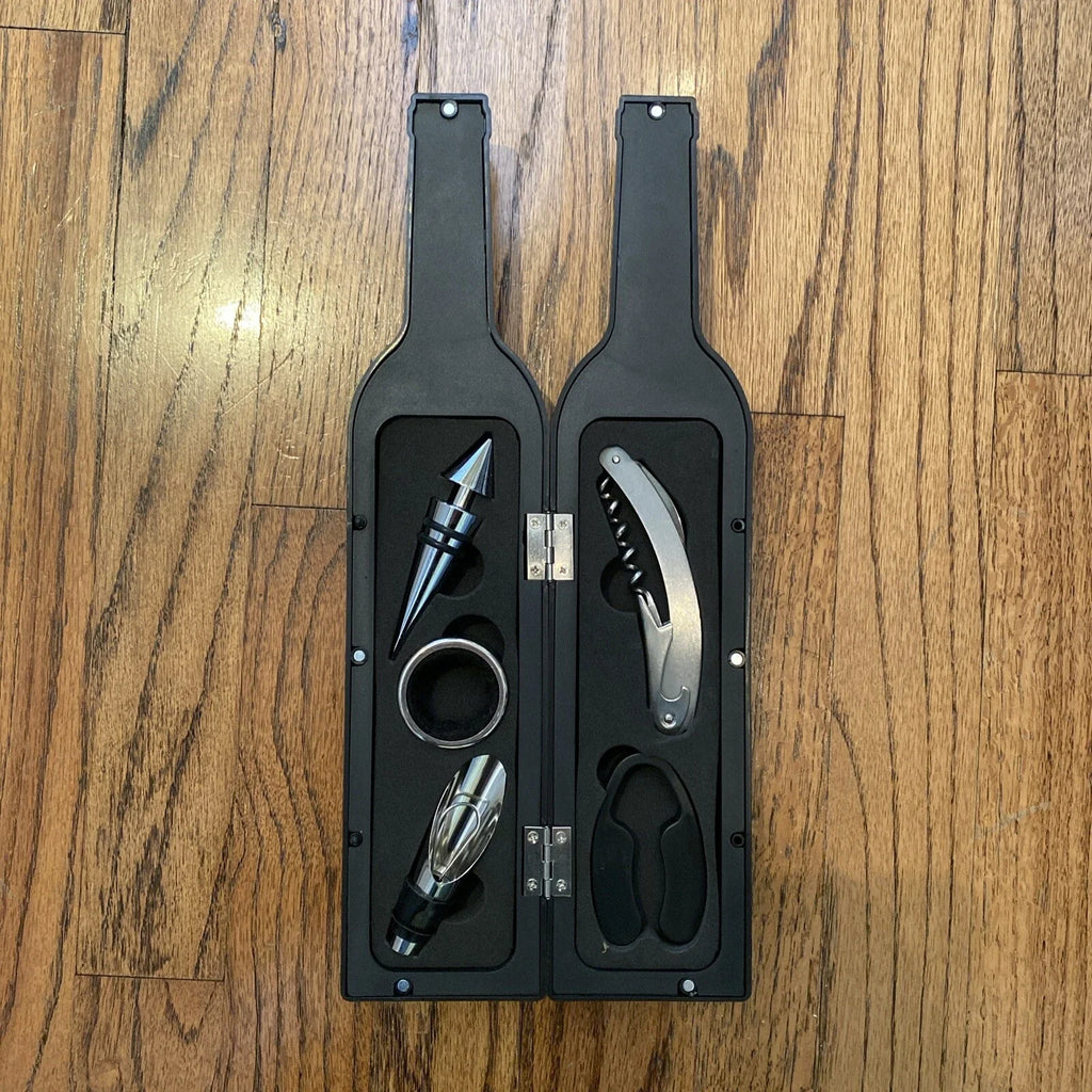 Wine Tool Set in Bottle Storage Case