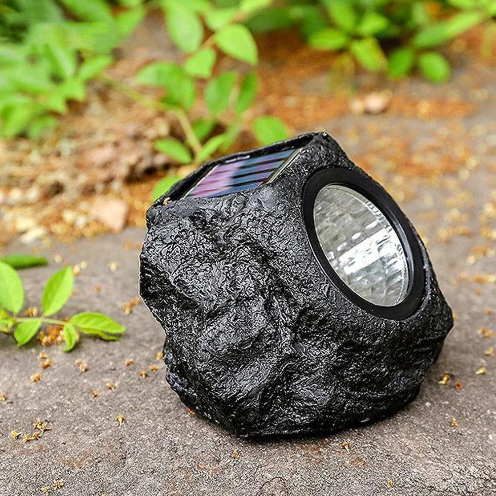 Waterproof Solar Rock Spotlight for Outdoor Garden